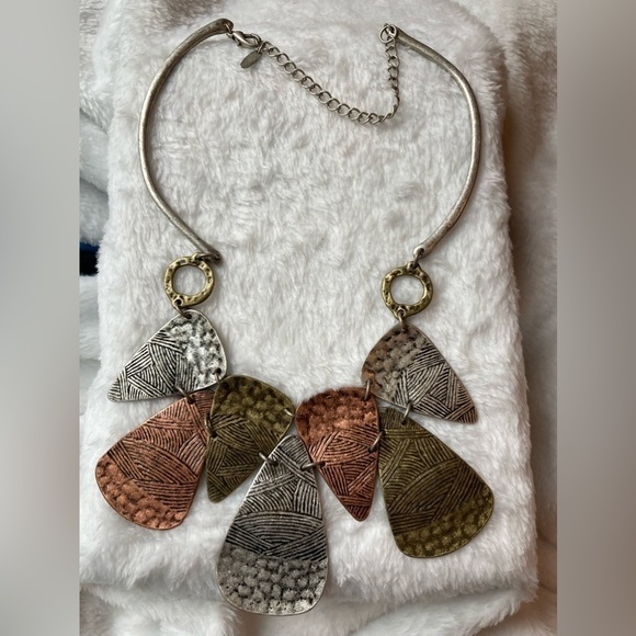 Bohemian‎ Tribal Statement Necklace - Picture 1 of 8